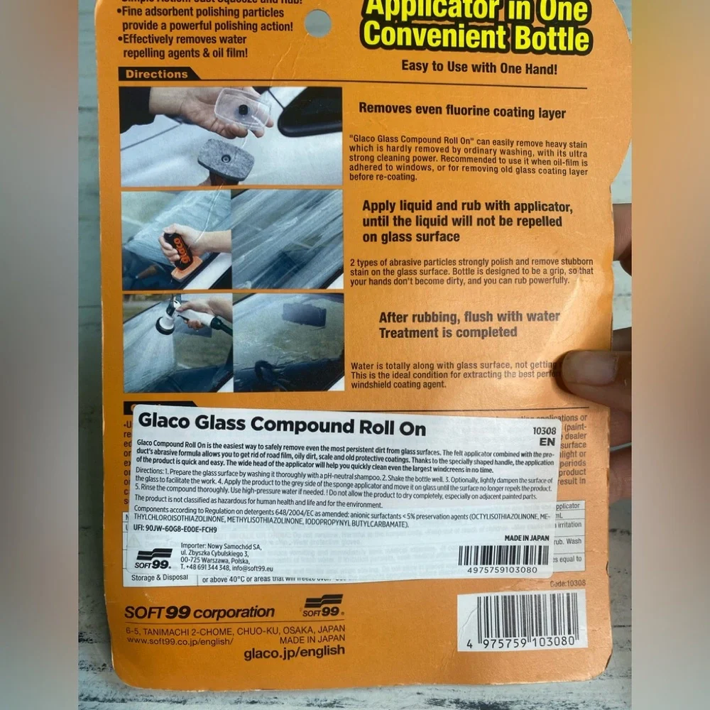 Glaco Glass Compound Roll On - Picture 3 of 3